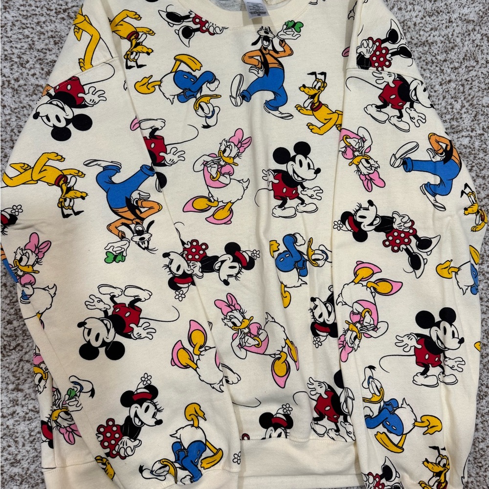 Disney Character Print Sweatshirt